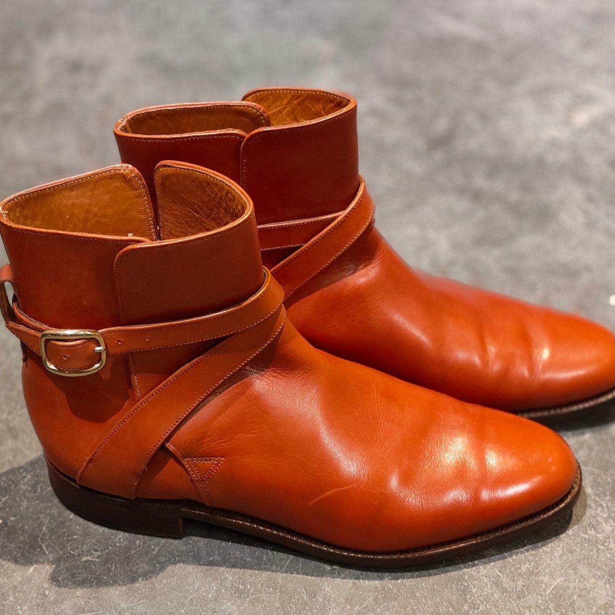 美品【GRENSON】グレンソン ジョッパーブーツ カーフ ブラウン サイズUK8E
