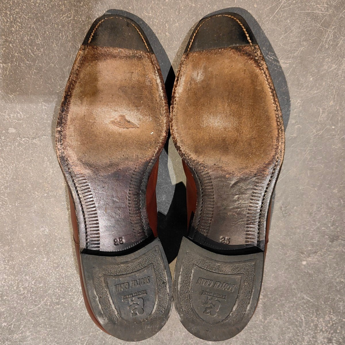 SCOTCH GRAIN】スコッチグレイン 03446 ストレートチップ カーフ