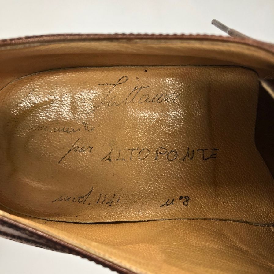 【Silvano Lattanzi】シルヴァノ ラッタンジ  ビジネスシューズ カーフ ブラウン（茶系） サイズ UK7 ラスト