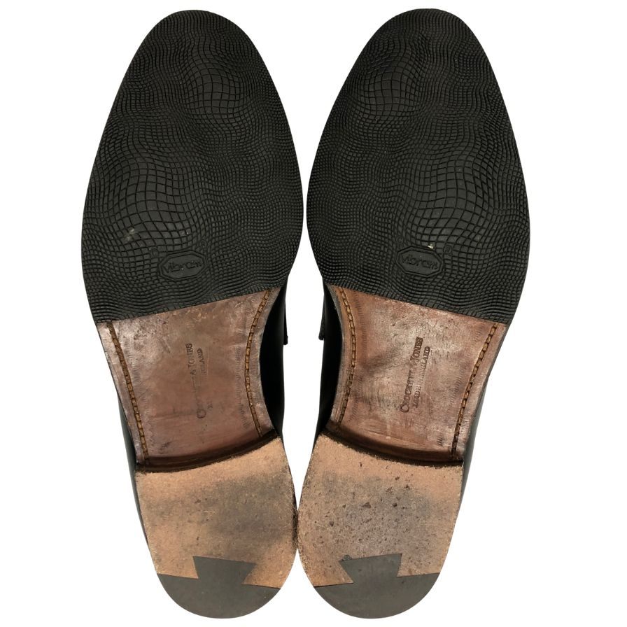 【CROCKETT&JONES】クロケット&ジョーンズ  ローファー カーフ ブラック（黒） サイズ UK7.5E ラスト