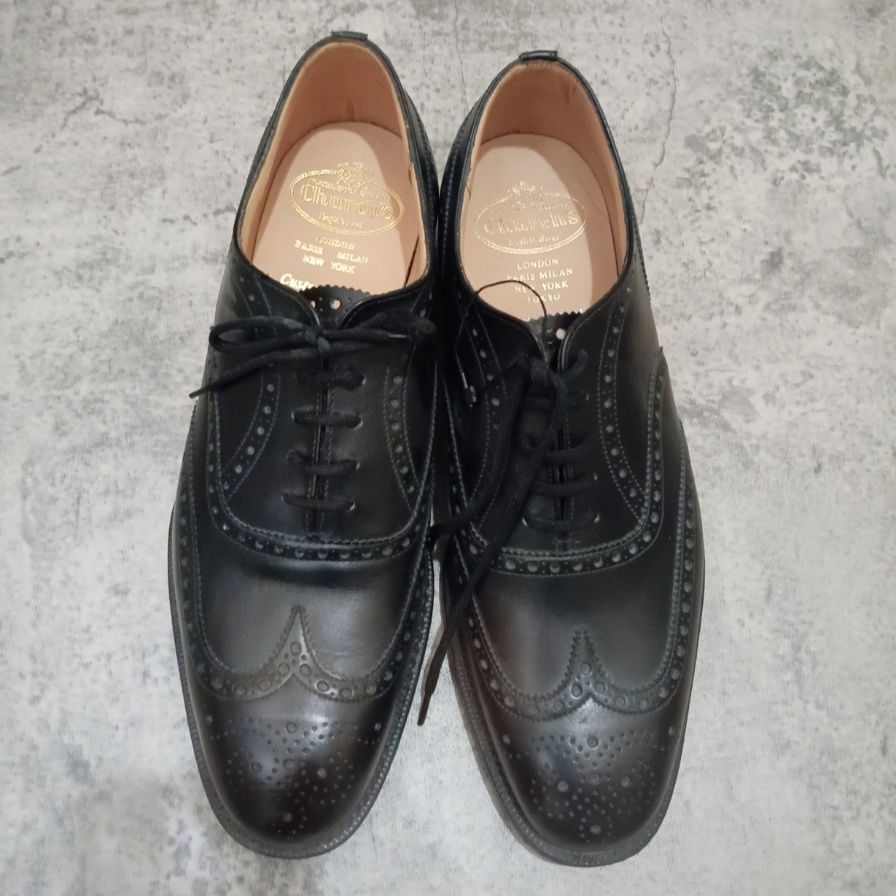 【Church's】チャーチ レザーシューズ チェットウィンド サイズ70F メンズ ブラック CHETWYND