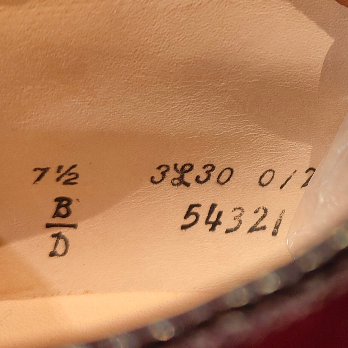 新品未使用【ALDEN】オールデン 54321 Vチップ コードバン ダークバーガンディ US7.5D モディファイドラスト 参考定価￥217,800-