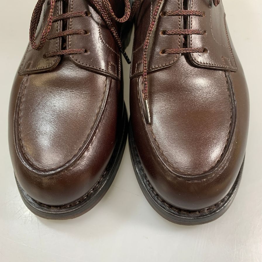 【J.M.WESTON】ジェイエムウエストン レザーシューズ Uチップ 641 ゴルフ サイズ4D ブラウン レディース GOLF
