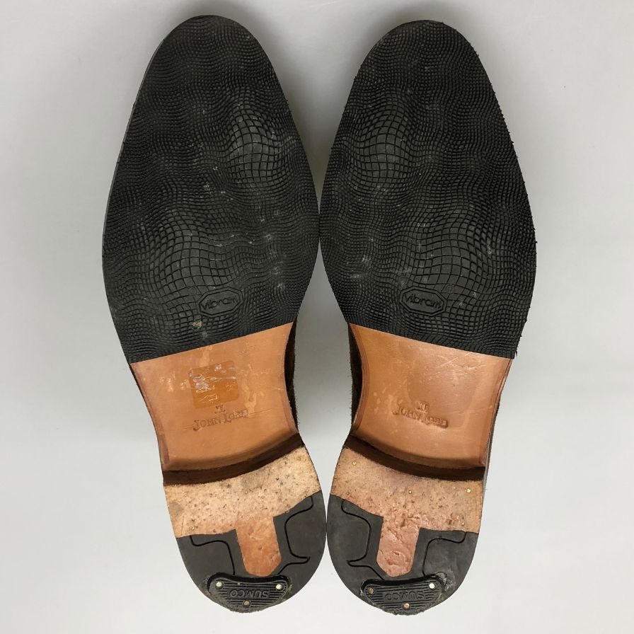 【JOHN LOBB】ジョンロブ ダブルモンク ウィリアム スエード ダークブラウン UK6.5E WILLIAM