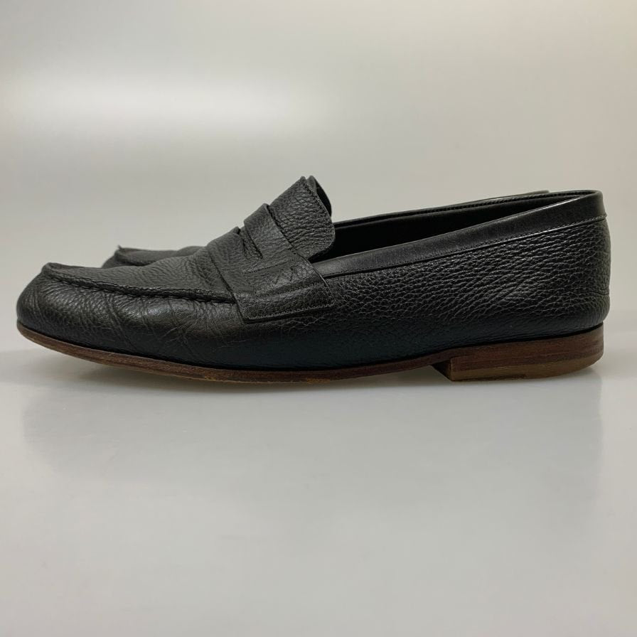 【J.M.WESTON】ジェイエムウエストン コインローファー ルモック 281 グレインレザー 45ラスト メンズ サイズ6E ブラック