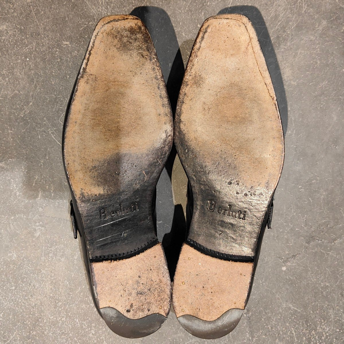 Berluti】ベルルッティ シングルモンク パティーヌ カーフ パープル Berluti】ベルルッティ シングルモンク パティーヌ カーフ パープル