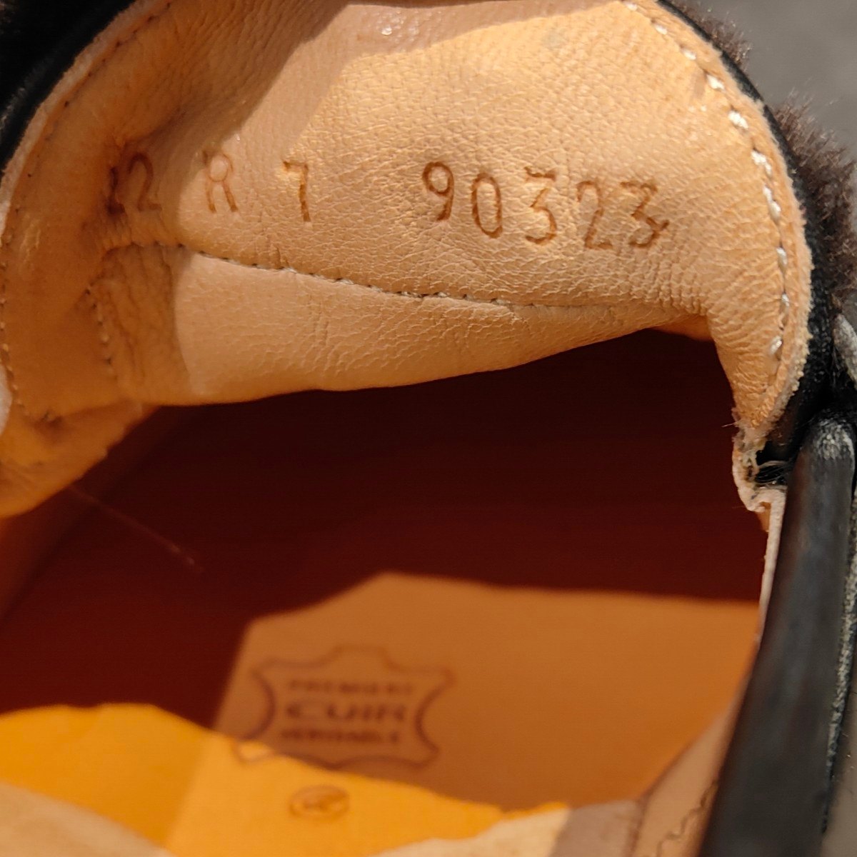 新品未使用【Paraboot】パラブーツ ランス コインローファー  ムートン グレインレザー ブラック サイズ UK7