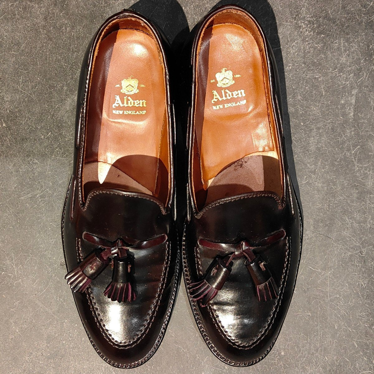 使用数回 【ALDEN】オールデン 563 タッセルローファー コードバン