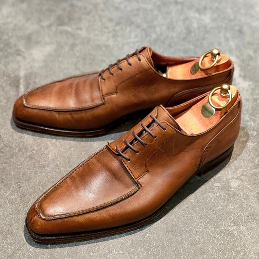 【CROCKETT&JONES】クロケット＆ジョーンズ クラレンドン Uチップ カーフ ブラウン サイズUK7