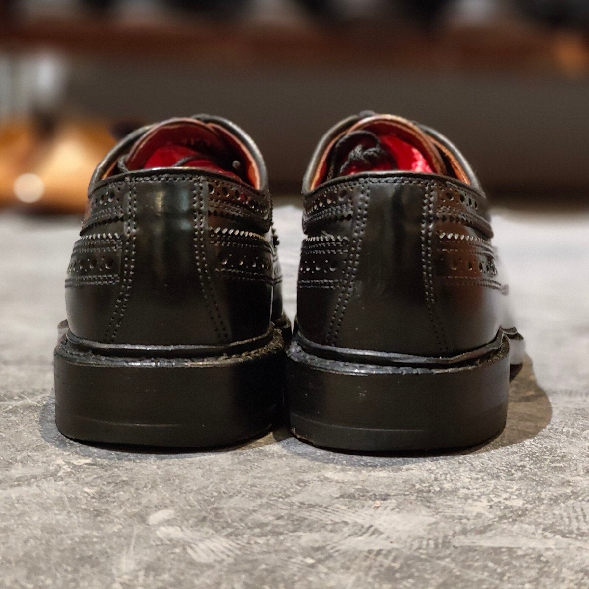 使用数回【Allen Edomons】アレンエドモンズ マックニール LWB コードバン ブラック サイズUS7.5D