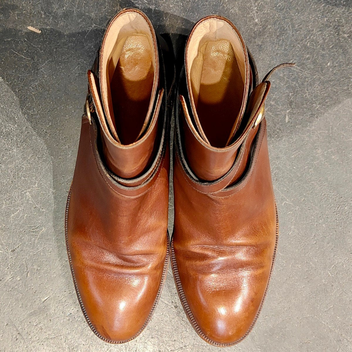 希少 【TANINO CRISCI】タニノクリスチー ジョッパーブーツ カーフ ブラウン サイズ UK6