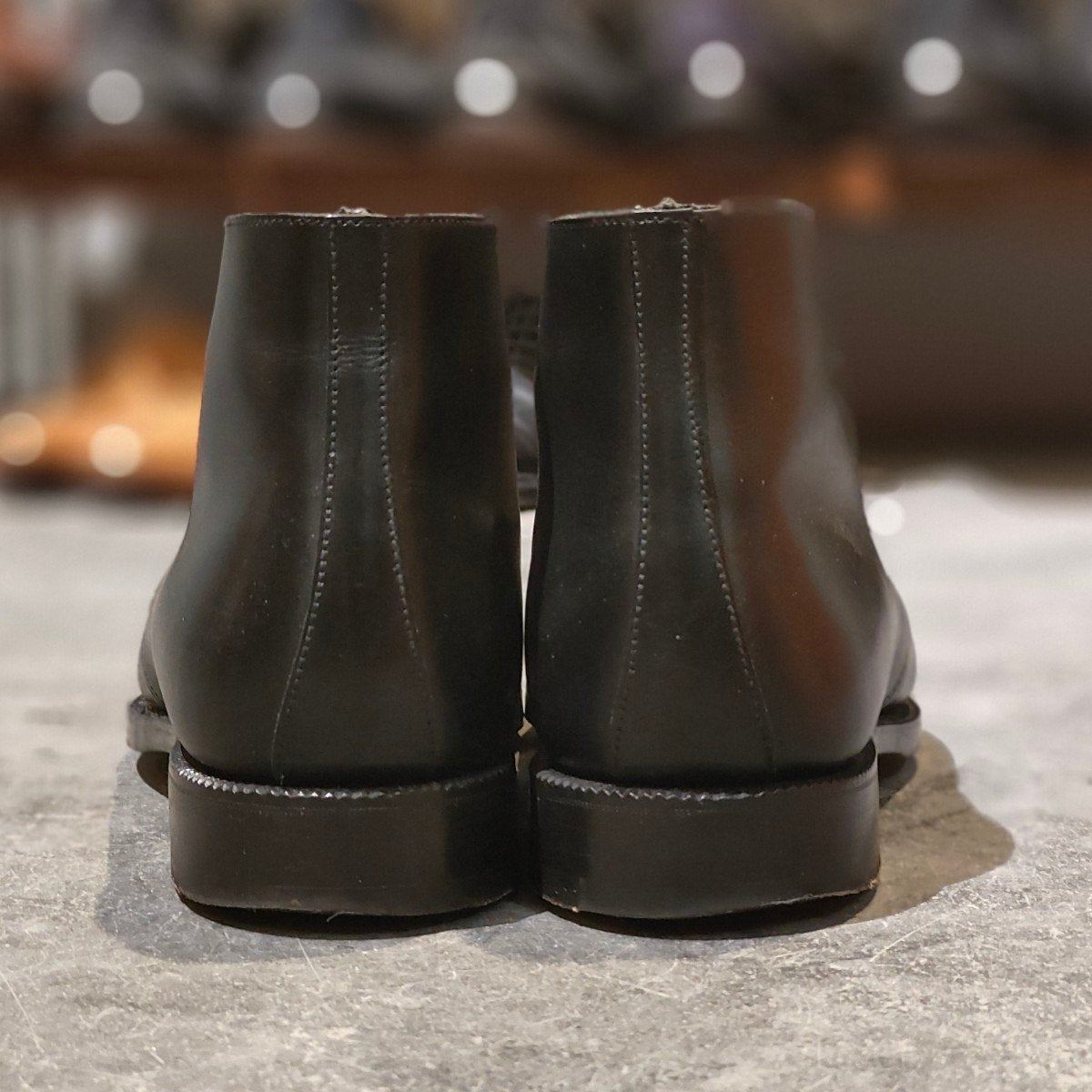 美品【Lloyd Footwear】ロイドフットウェア チャッカブーツ ブラック サイズUK7E