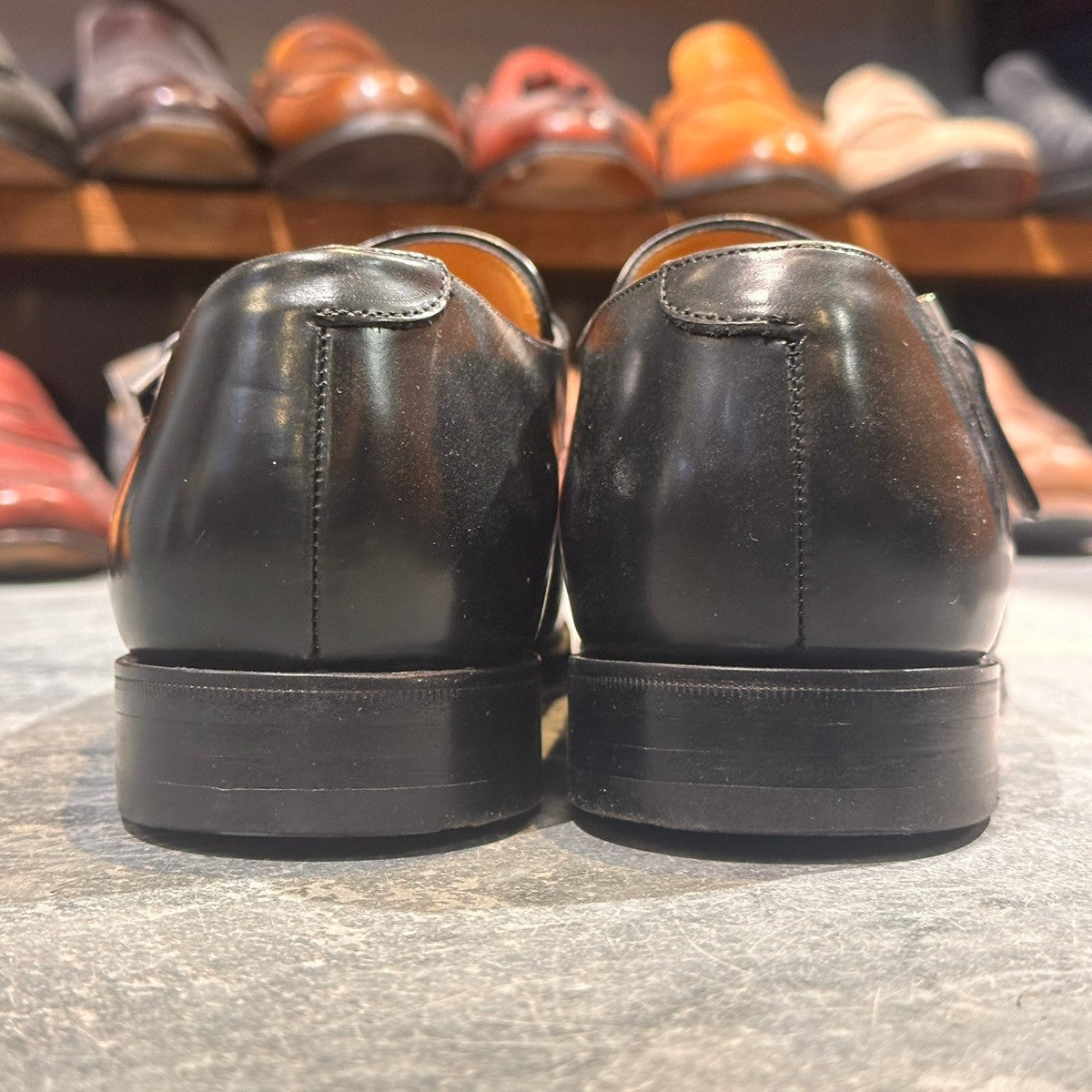 【Church’s】チャーチ TOKYO シングルモンク ポリッシュバインダーカーフ ブラック サイズUK75G