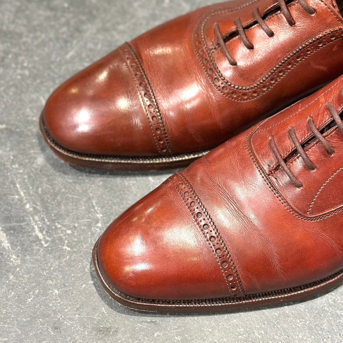 美品【Crockett&Jones】クロケット&ジョーンズ アルバニー アデレード カーフ ブラウンサイズUK6D