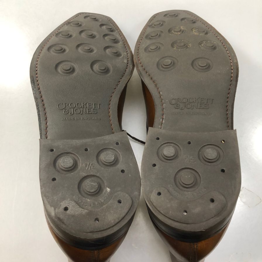 【Crockett & Jones】クロケット＆ジョーンズ  レザー チャッカブーツ  TETBURY サイズUK8.5 ブラウン
