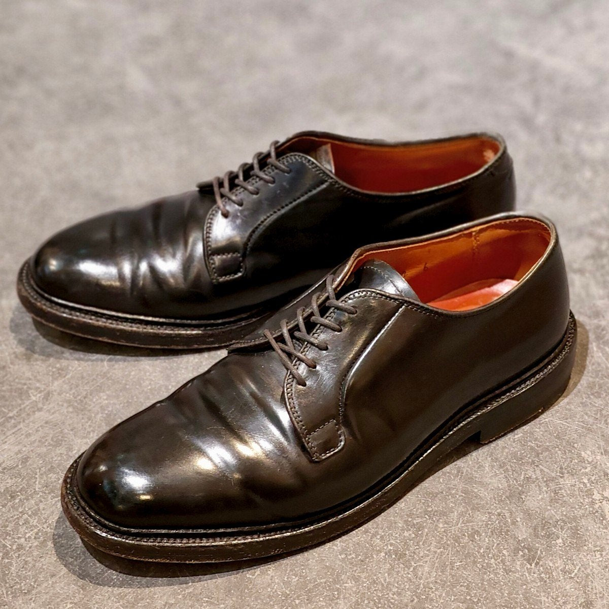 【ALDEN】オールデン 9901 プレーントゥ コードバン ブラック サイズ US9D バリーラスト 参考定価￥220,000-