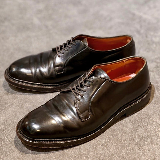 【ALDEN】オールデン 9901 プレーントゥ コードバン ブラック サイズ US9D バリーラスト 参考定価￥220,000-