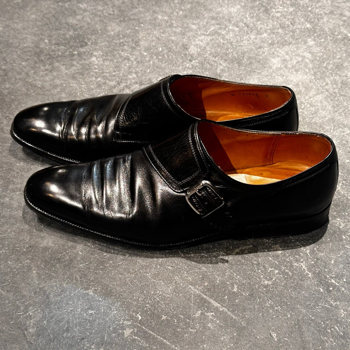 TANINO CRISCI】タニノクリスチー シングルモンク 131f29 カーフ