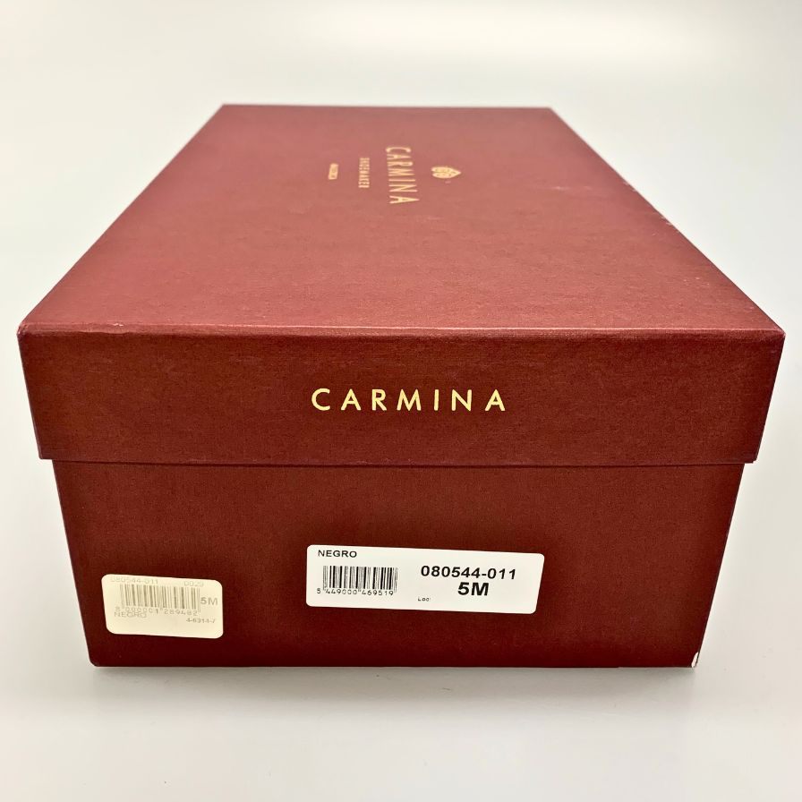 【CARMINA】カルミナ 80544 ビジネスシューズ ボックスカーフ ブラック（黒） サイズ 5.5 ラスト