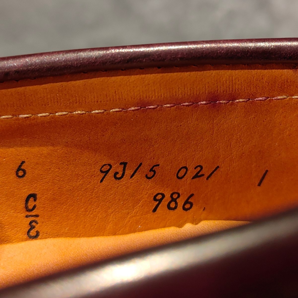 新品未使用【ALDEN】オールデン 986 ペニーローファー コードバン ダークバーガンディ サイズ US6E バンラスト