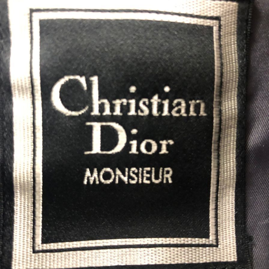 【Christian Dior MONSIEUR】クリスチャンディオールムッシュ コート 80年代 グリーン チェック メンズ サイズ S