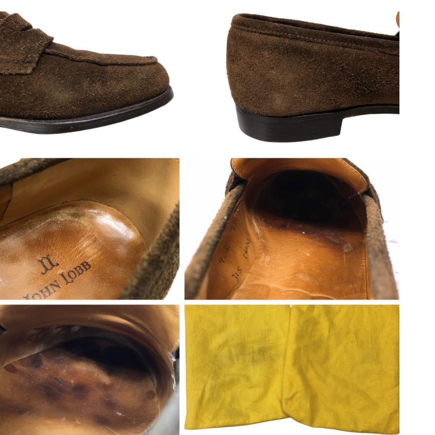 【JOHN LOBB】ジョンロブ 315 ローファー スウェード ブラウン（茶系） サイズ 7E ラスト