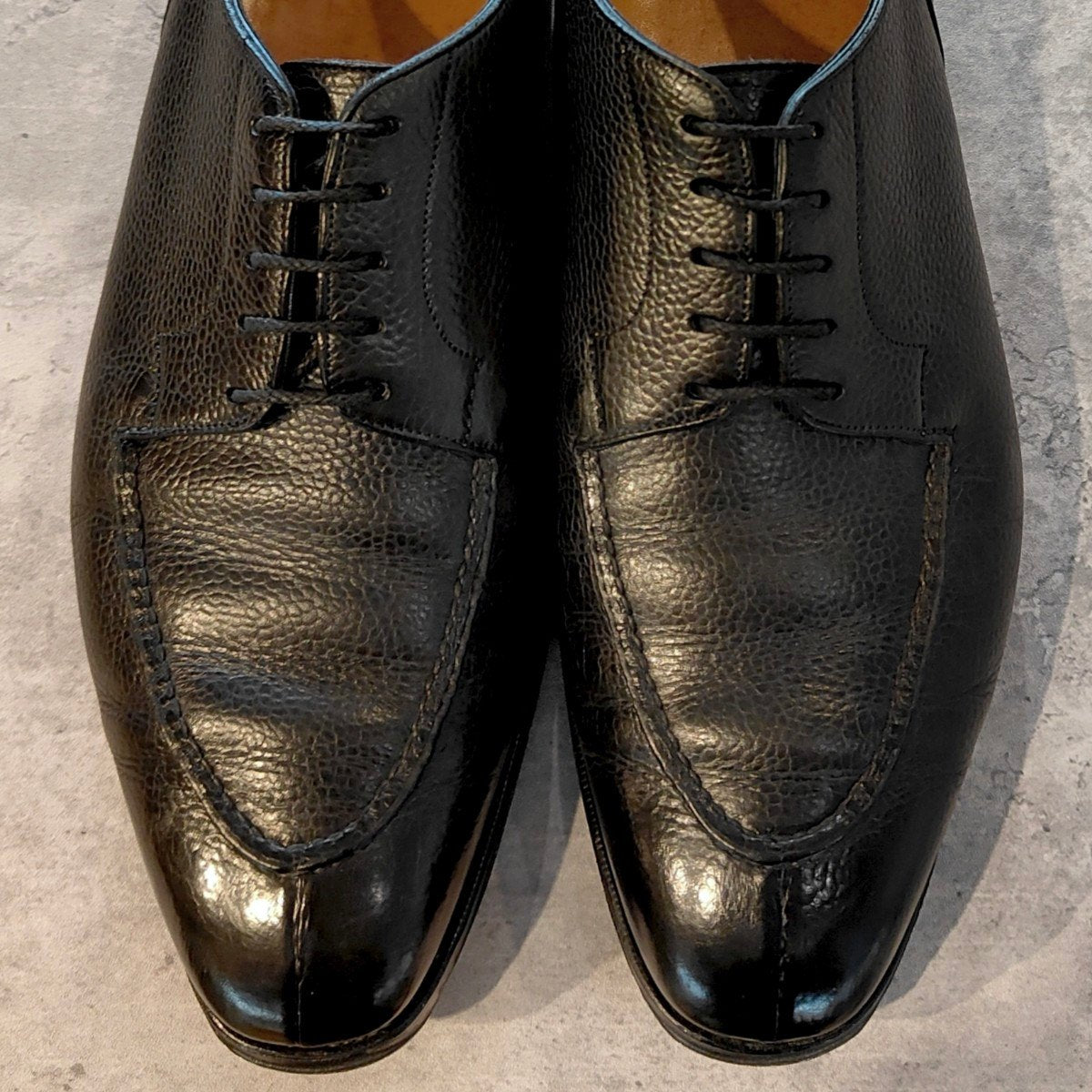 【EDWARD GREEN】エドワードグリーン ドーバー Uチップ グレインレザー ブラック サイズUK9.5E 808ラスト 参考定価￥324,500-