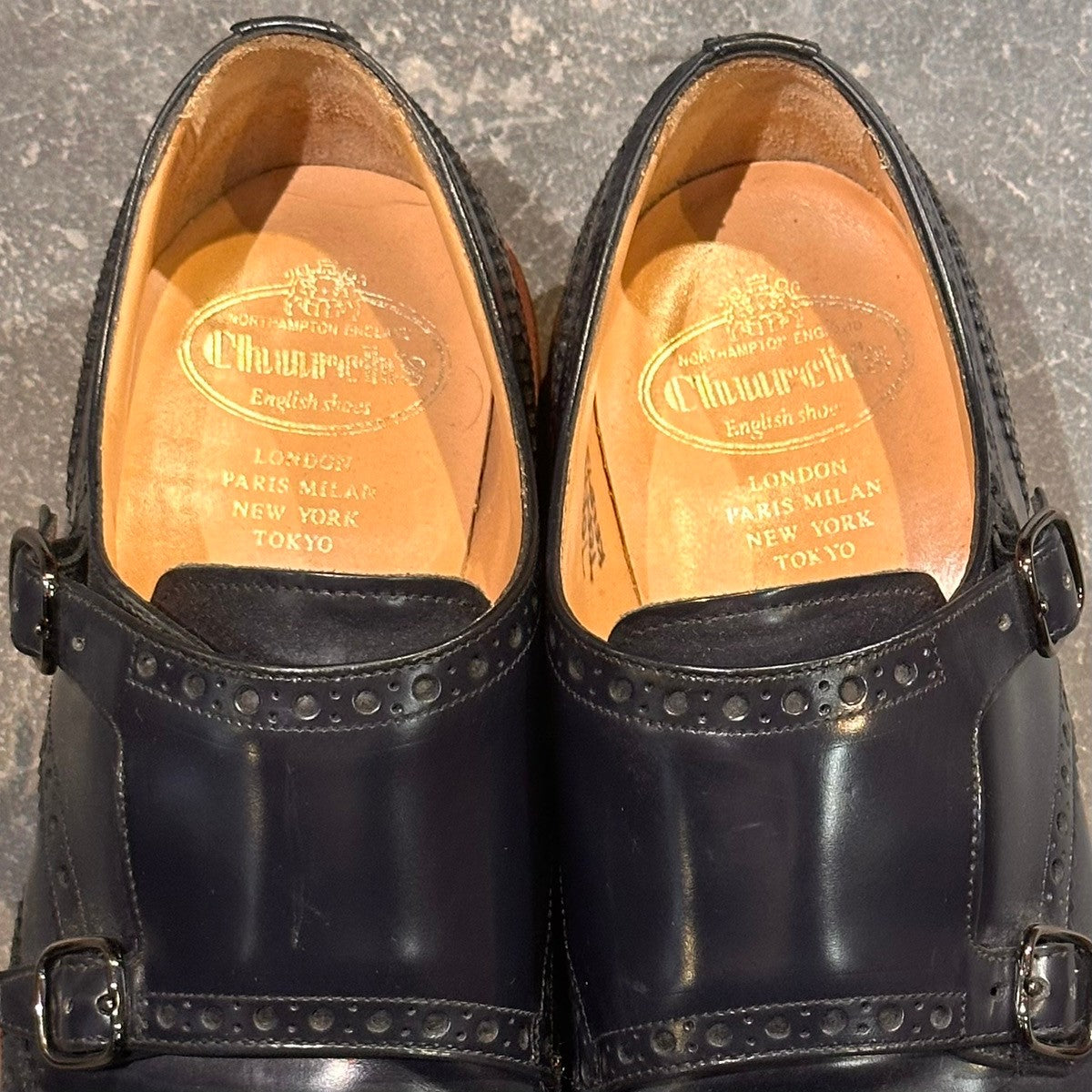 チバユウスケ氏着 RG BR VULTURE ヴァルチャー 5（XL） Church's】チャーチ ケルビー3 5都市 ダブルモンク ポリッシュ