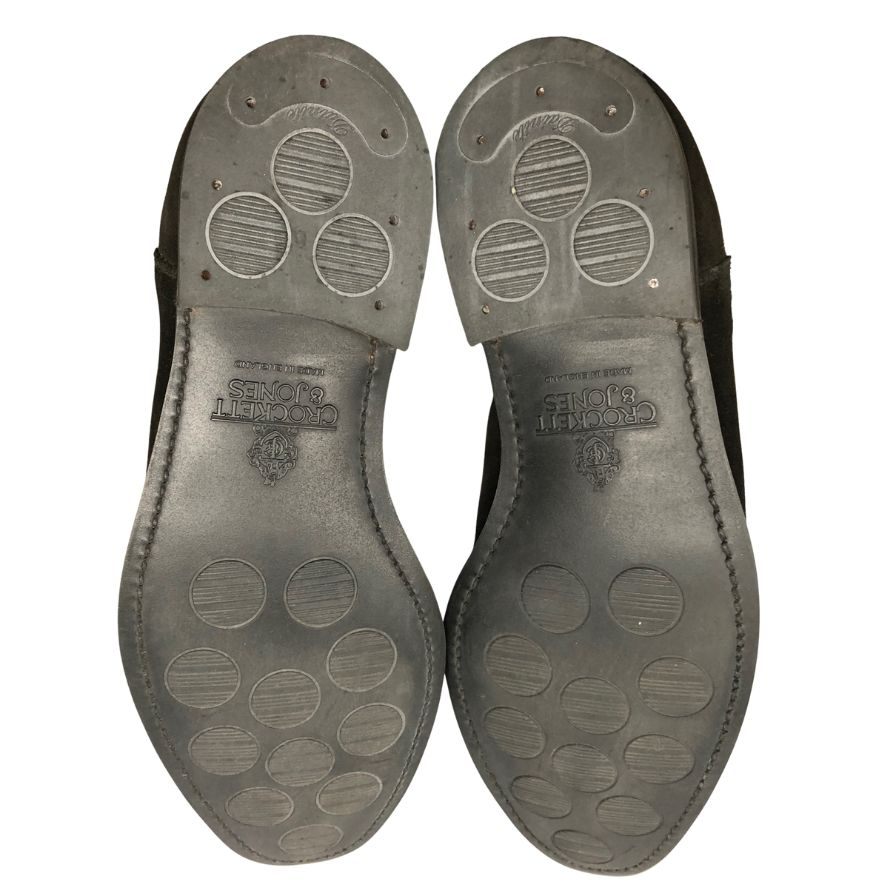 【Crockett&Jones】クロケット＆ジョーンズ  スエードシューズ スエード ブラック（黒） サイズ 7.5 ラスト