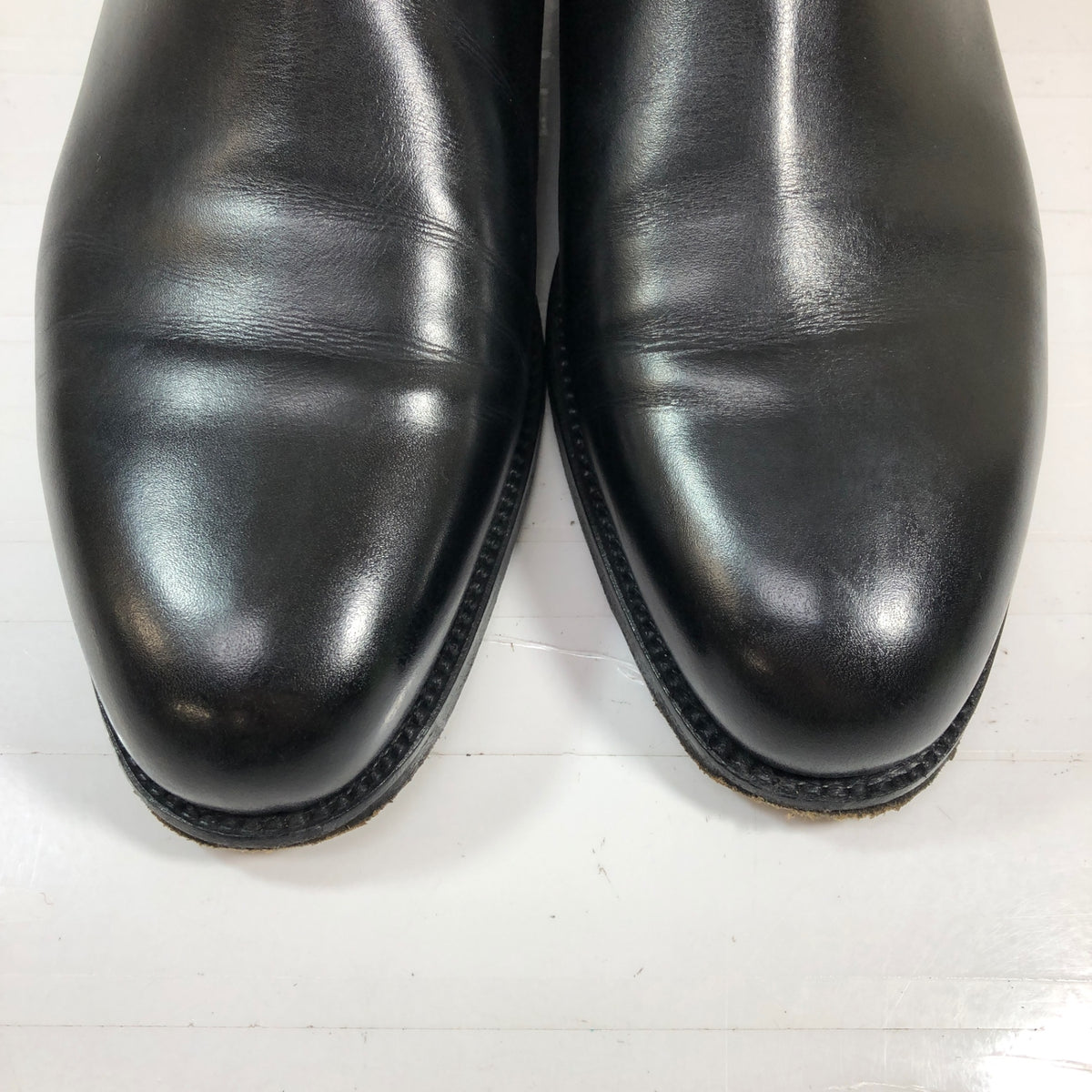 【J.M.WESTON】ジェイエムウエストン レザーシューズ サイドゴアブーツ チェルシーブーツ 705 ブラック サイズ7D メンズ J.M.WESTON
