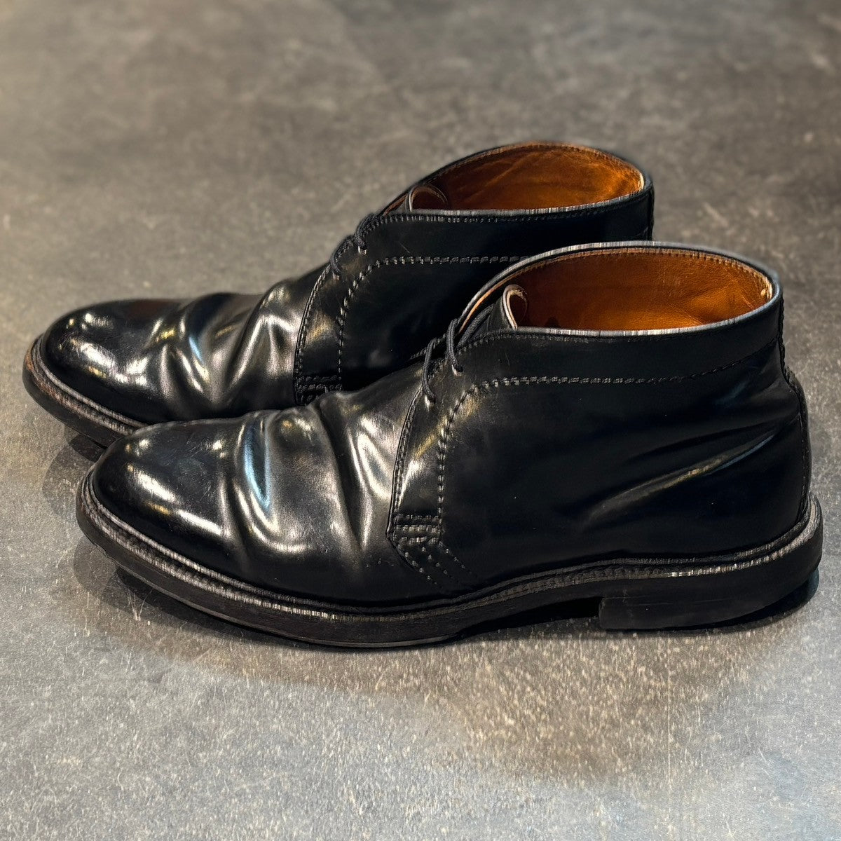 【ALDEN】オールデン チャッカブーツ 1340 コードバン ブラック サイズUS8.5D バリーラスト 参考定価 ￥216,700-