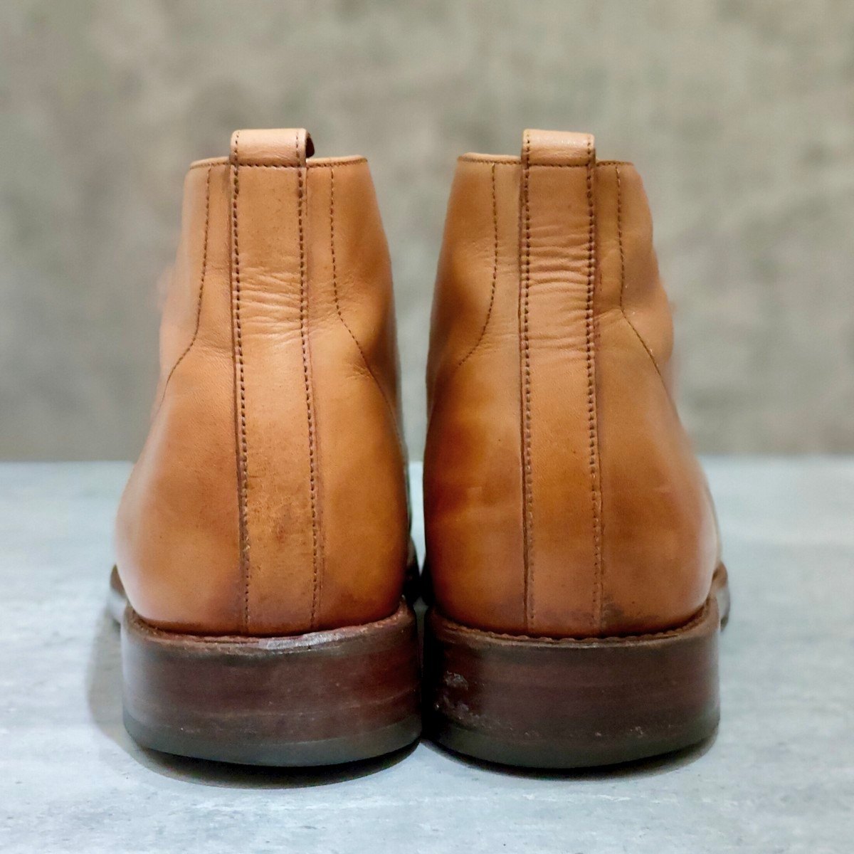 【GRENSON】グレンソン ウェンデル チャッカブーツ カーフ ブラウン サイズUK7.5G