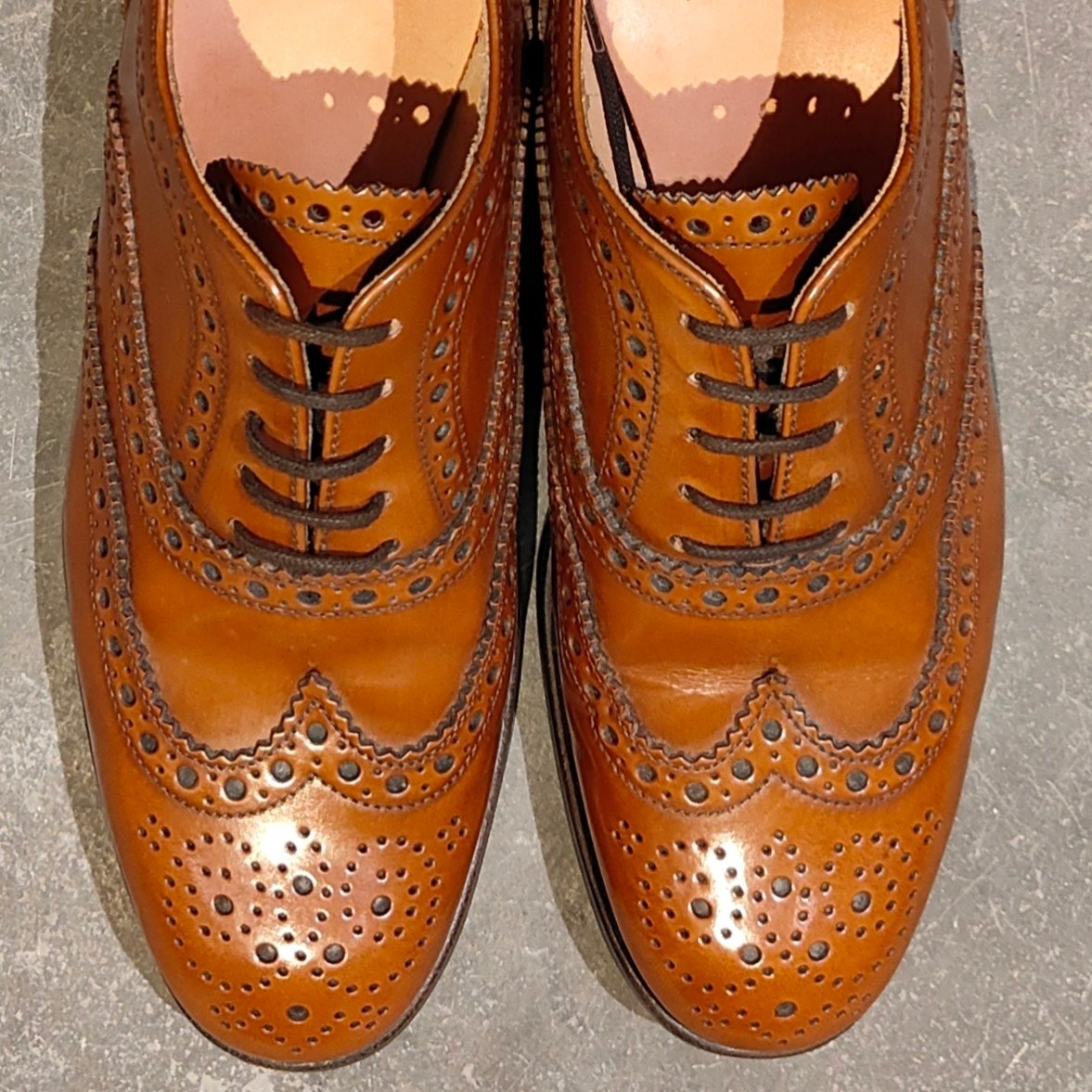 使用数回【Church's】チャーチ バーウッド ポリッシュドバインダー