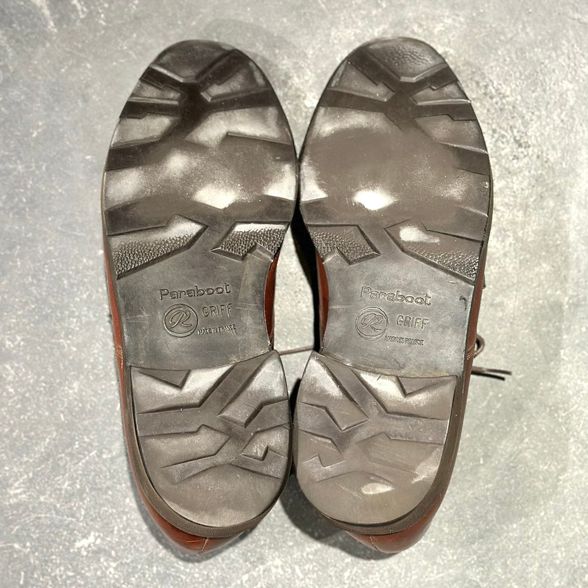 【Paraboot】パラブーツ ストレートチップ 537 アゼイ カーフ ブラウン  サイズ 8.5