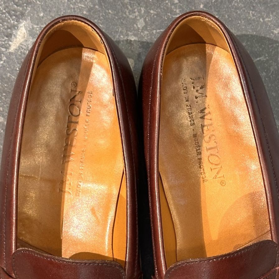 【J.M.WESTON】ジェイエムウエストン 180 ローファー カーフ ブラウン（茶系） サイズ UK5.5C ラスト