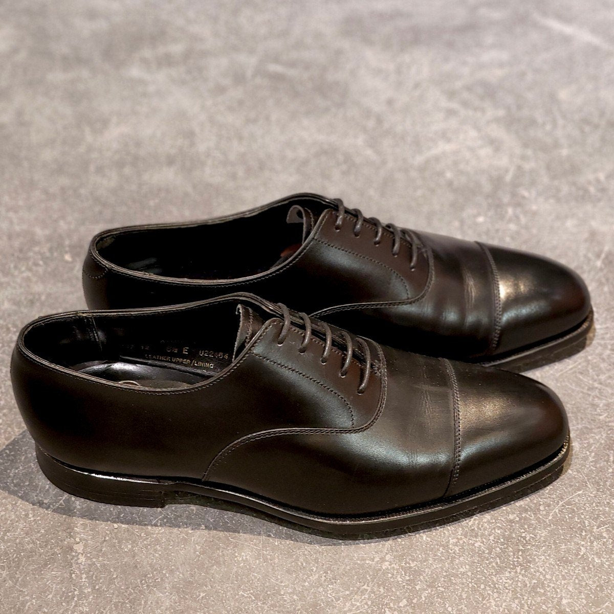 【CROCKETT&JONES AUDLEY】クロケット&ジョーンズ オードリー ストレートチップ カーフ ブラック サイズUK6.5E 377ラスト
