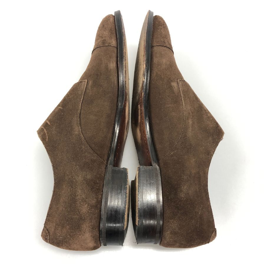 【Trading Post】トレーディングポスト  ビジネスシューズ スウェード ブラウン（茶系） サイズ 8 ラスト