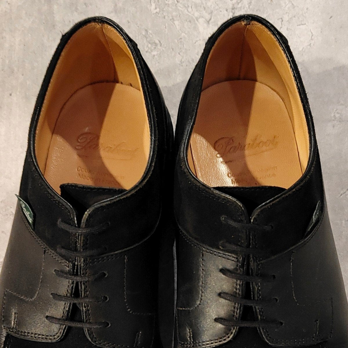 【Paraboot】パラブーツ アヴィニョン コンビ カーフ×スエード ブラック サイズUK7