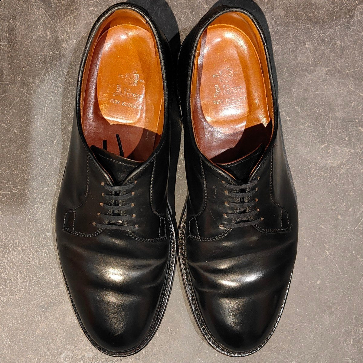 美品【ALDEN】オールデン 9901 プレーントゥ コードバン ブラック