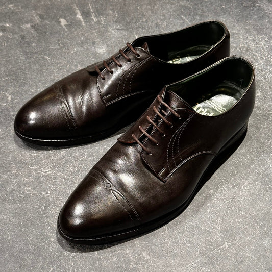 【Tricker’s】トリッカーズ M7640 ストレートチップ 外羽根 カーフ ブラウン サイズUK9.5