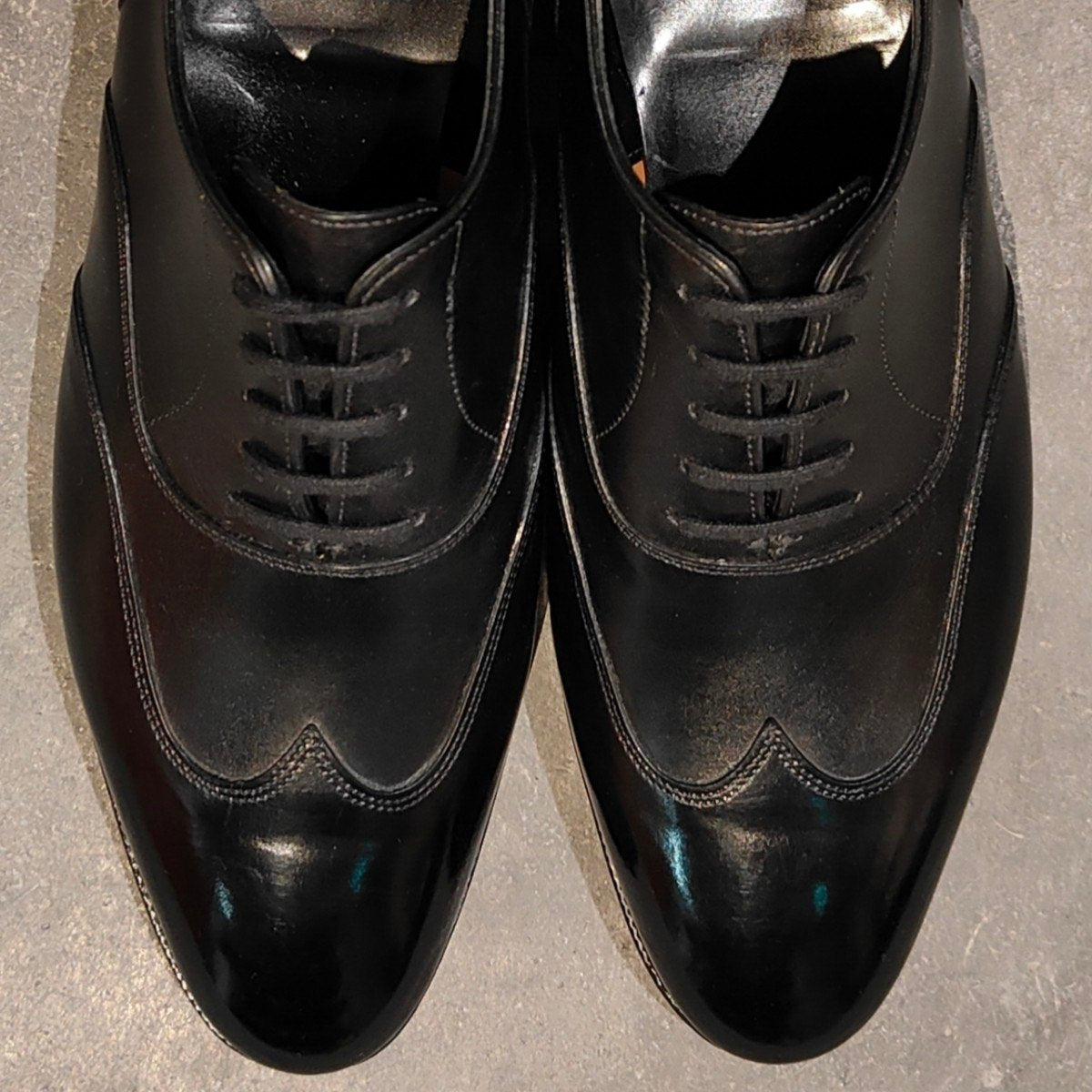 希少 新品未使用【JOHN LOBB】ジョンロブ ワーウィック 復刻モデル プレステージライン ブラインドブローグ カーフ ブラック サイズUK7E 7000ラスト