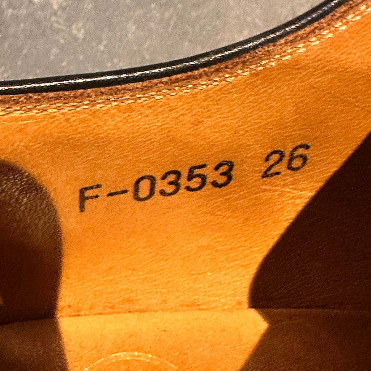 【SCOTCH GRAIN】スコッチグレイン Uチップ F-0353 カーフ ブラック サイズ26EEE