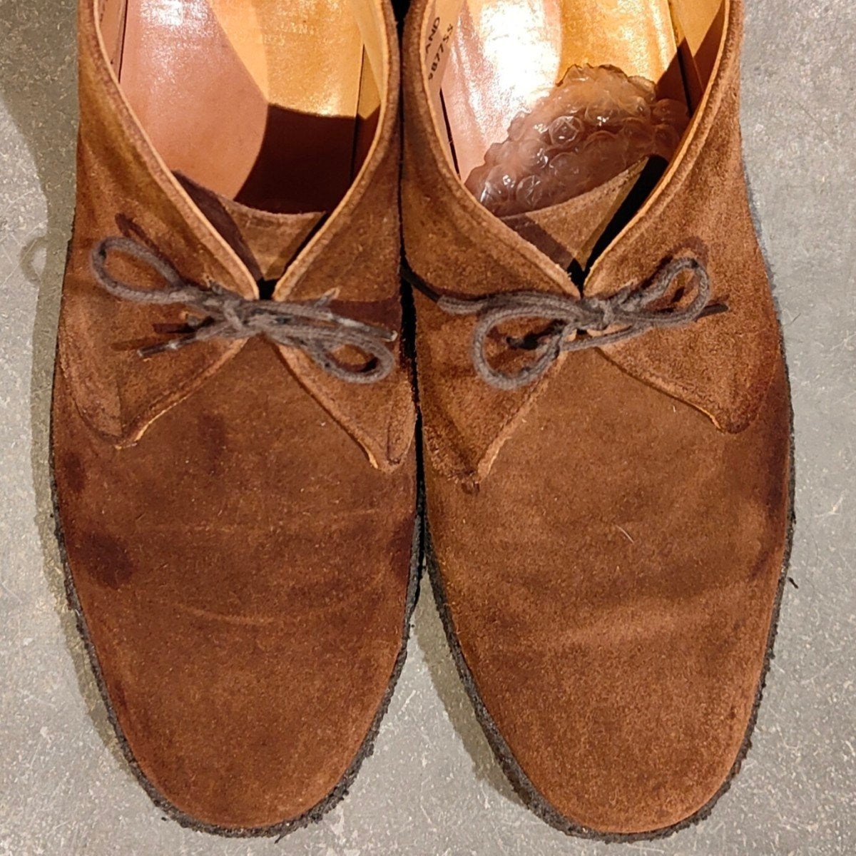 【SANDERS】サンダース ブリュット チャッカブーツ 9877SS  スエード ブラウン サイズUK8