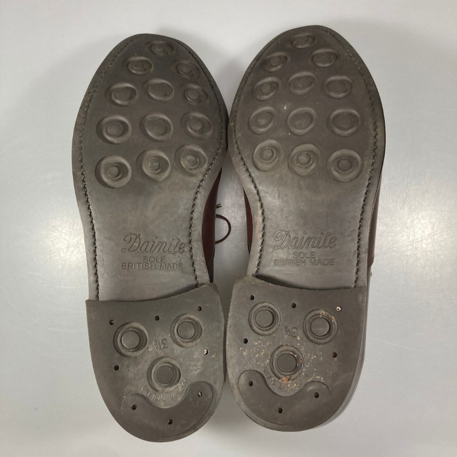 【Lloyd Footwear】ロイドフットウェア レザーシューズ ストレートチップ カーフ 1213 ブラウン サイズUK7E
