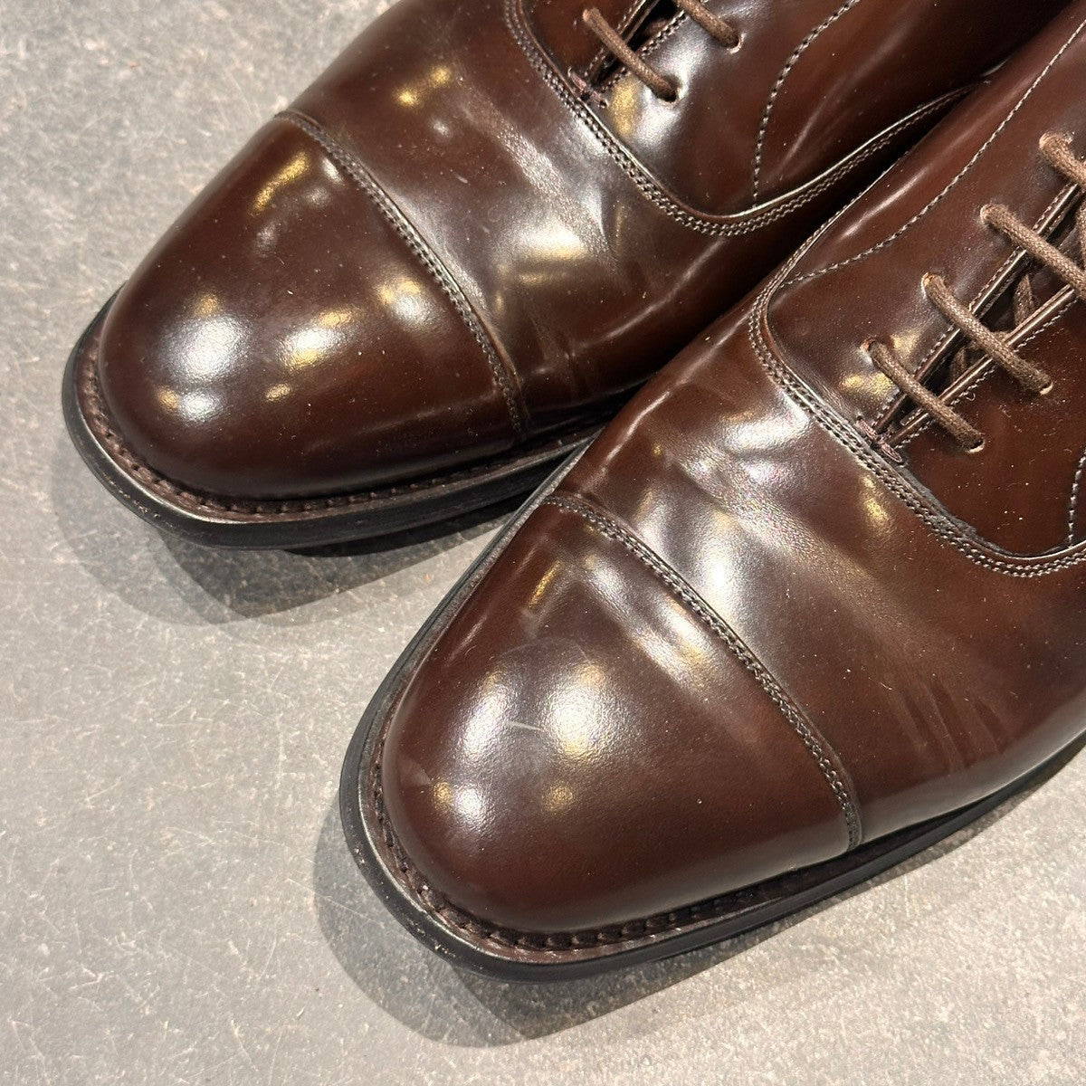 美品【Church's】チャーチ コンサル 5都市 ストレートチップ