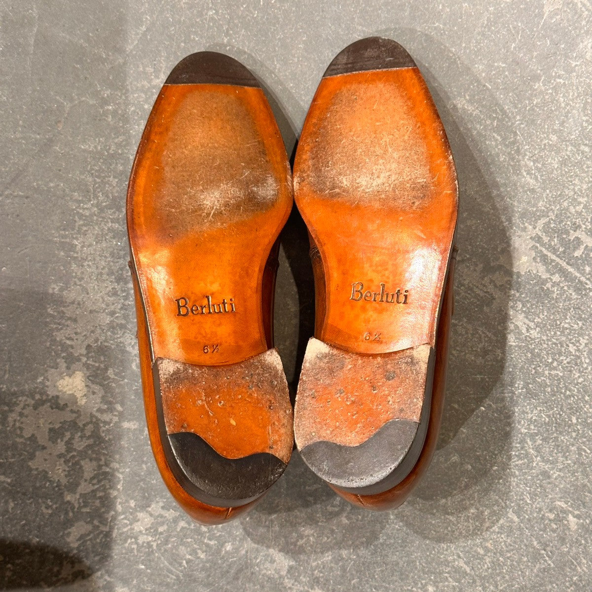 BERLUTI】ベルルッティ シングルモンク カーフ ライトブラウン サイズ