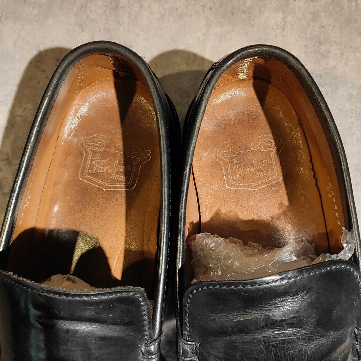 希少 【FLORSHEIM】フローシャイム ユーマ コブラヴァンプ ローファー ガラスレザー ブラック サイズ US7.5D