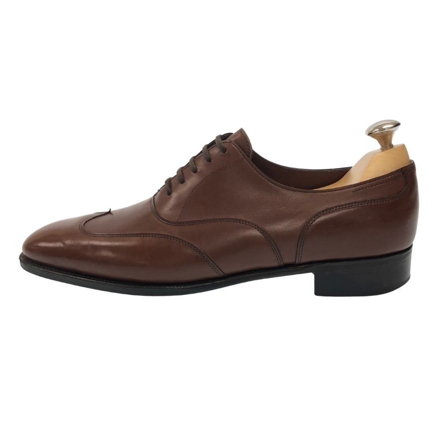 【JOHN LOBB】ジョンロブ ワーウィック プレステージライン ブラインドブローグ カーフ ブラウン サイズ UK8D 7000ラスト  WARWICK