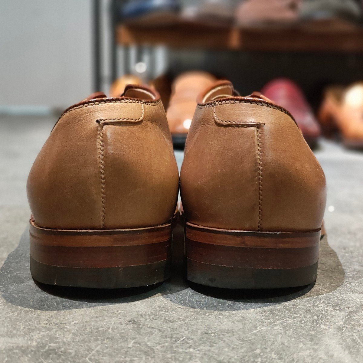 【ALDEN】オールデン 54428 Vチップ クロムエクセルレザー ブラウン サイズUS6.5D モディファイドラスト