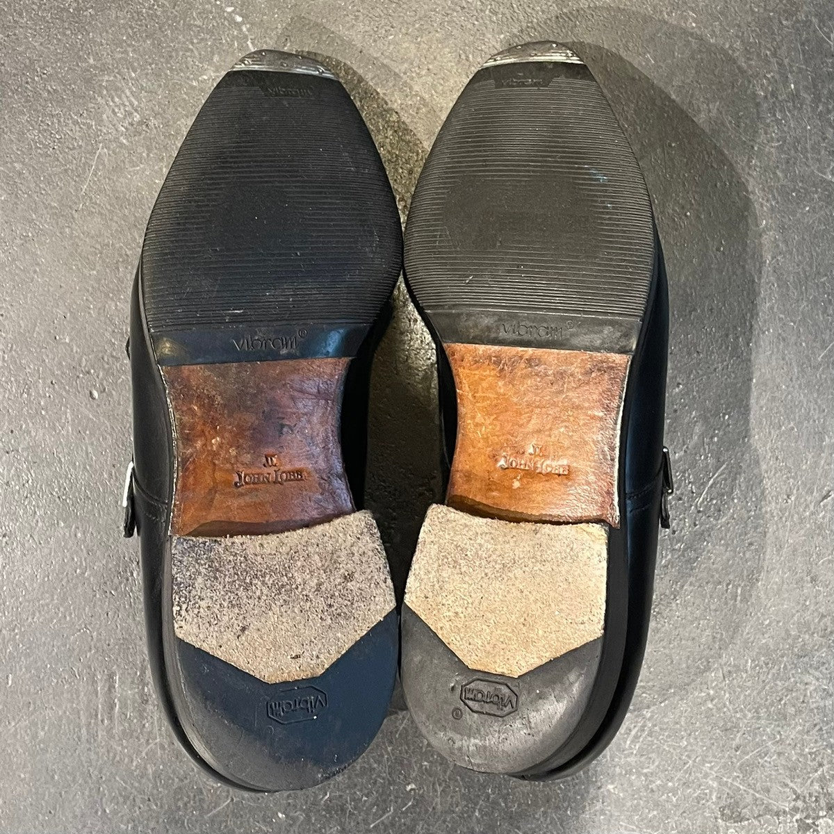【JOHN LOBB】ジョンロブ ウィリアム ダブルモンク  カーフ ブラック サイズ UK7.5E 9795Rラスト